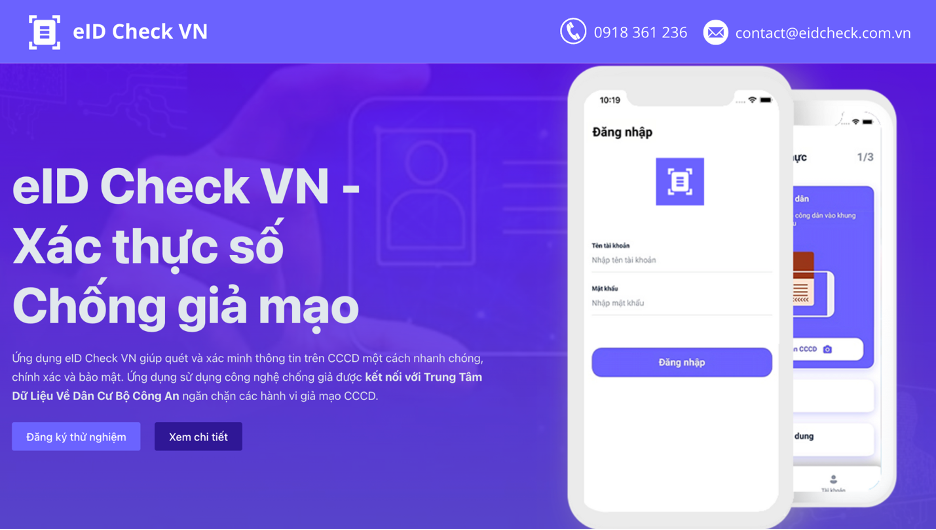 eID Check VN – giải pháp xác thực CCCD hàng đầu