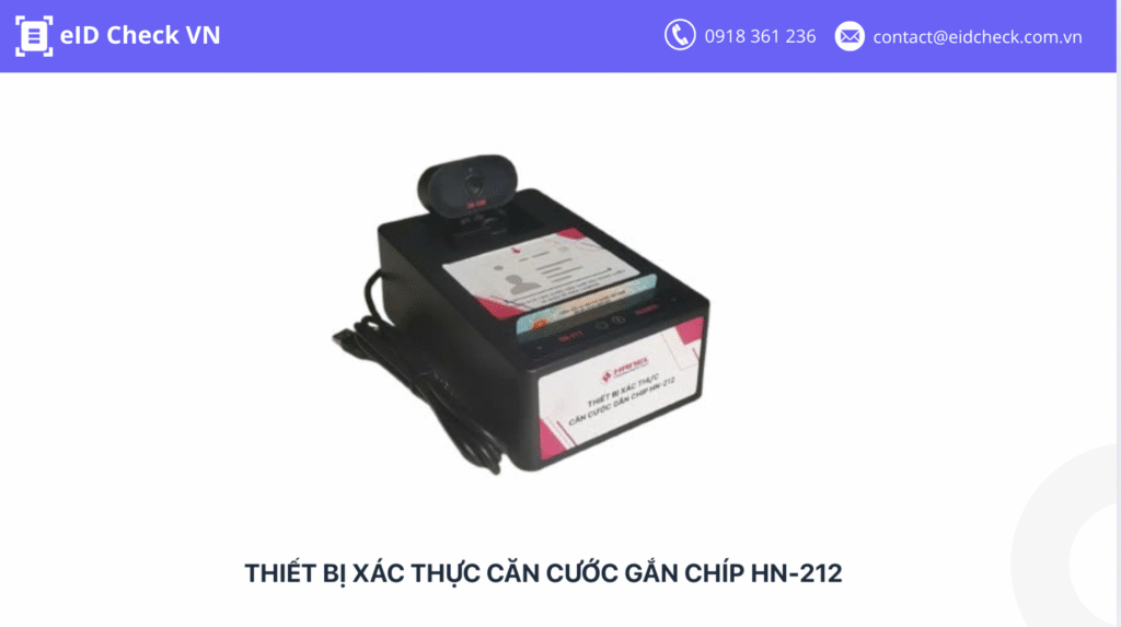 Thiết bị đọc CCCD HN-212 